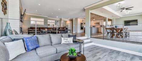 Condo, Multiple Beds, Pool Access, Ocean View (Atlantic Sunrise Home plus Cottage) | Living area