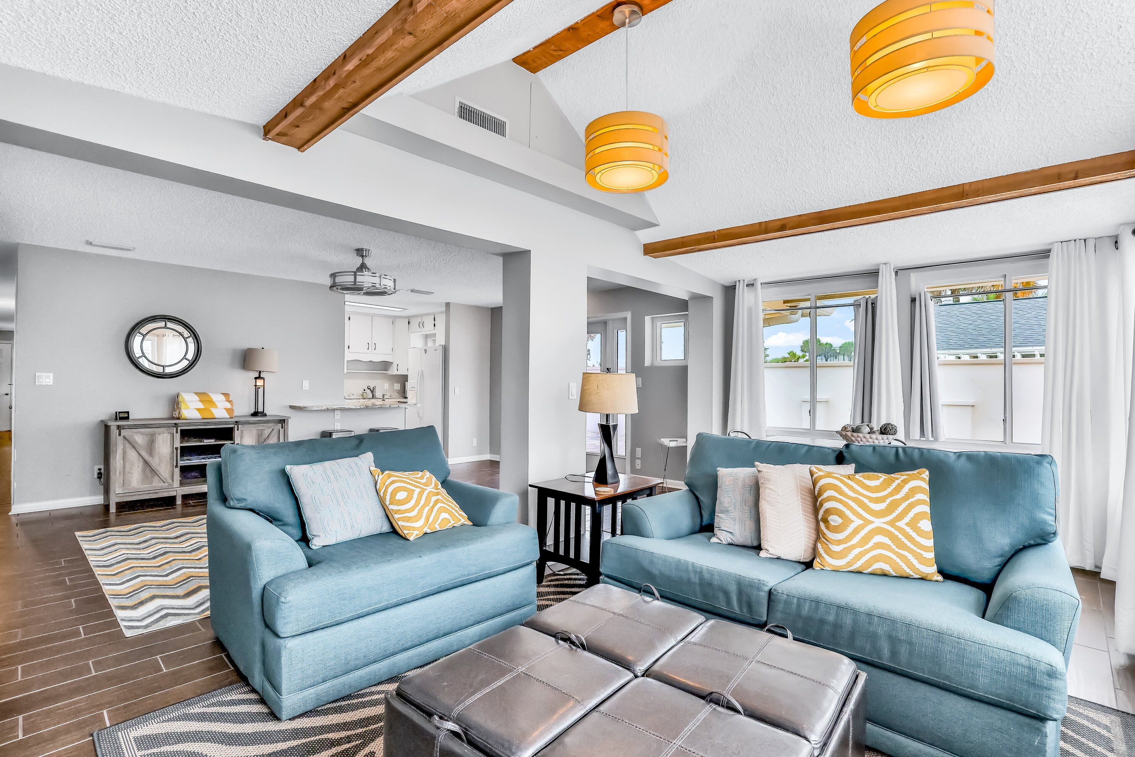 Condo, Multiple Beds, Pool Access, Ocean View (Atlantic Sunrise Home plus Cottage) | Living area