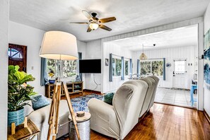 Cottage, Multiple Beds, Patio, Ocean View (Edgewater- River Cottage) | Living area - Edgewater- River Cottage (Edgewater)