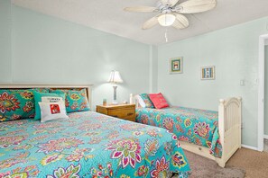 House, Multiple Beds, Balcony, Partial Ocean View (NSB Ponce de Leon Towers 507) | 2 bedrooms, individually decorated, individually furnished, bed sheets - NSB Ponce de Leon Towers 507 (New Smyrna Beach)
