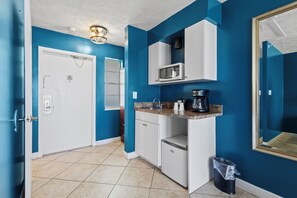 Studio (0 Bedroom) | Interior - Oceanfront Inn Room #21- Ocean View Balcony, King Bed (Fort Pierce)