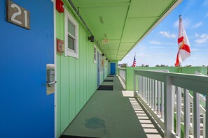 Interior - Oceanfront Inn Room #21- Ocean View Balcony, King Bed (Fort Pierce)
