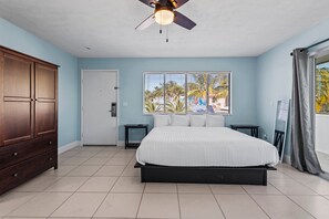 Interior - Oceanfront Inn Room #1 - Partial Ocean View, King Bed (Fort Pierce)
