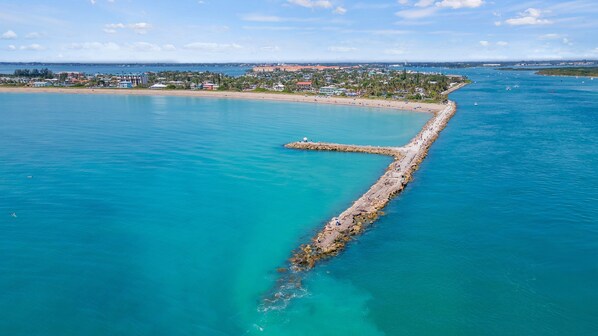 Interior - Oceanfront Inn Room #24- Ocean View Balcony, 2 Full Beds (Fort Pierce)