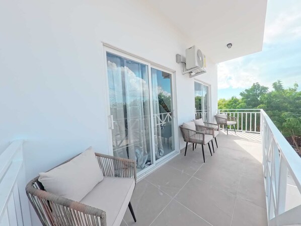 Comfort-huoneisto, patio, näköala puutarhaan | Ulkoalueet