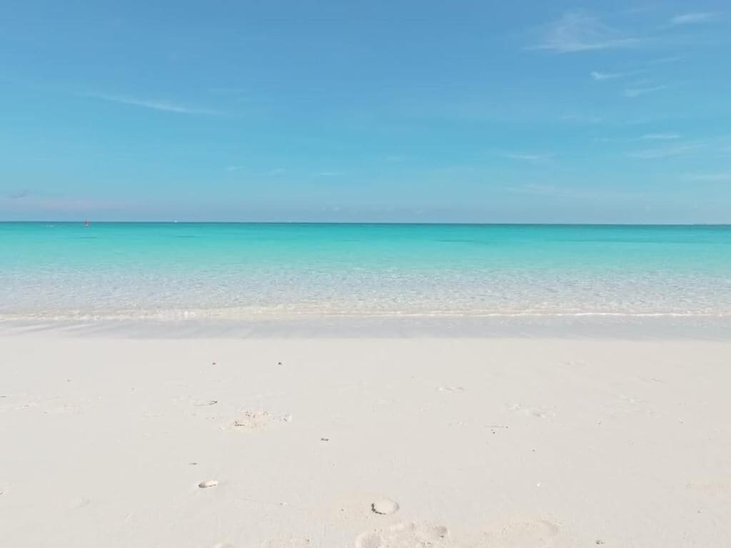 Beach nearby, white sand