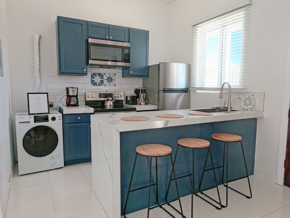 Comfort-Apartment, Terrasse, Gartenblick | Eigene Küche | Kühlschrank, Mikrowelle, Ofen, Herdplatte