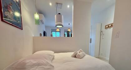 CASA BLUM #2 - Studio climatisé, à 2 pas de la gare