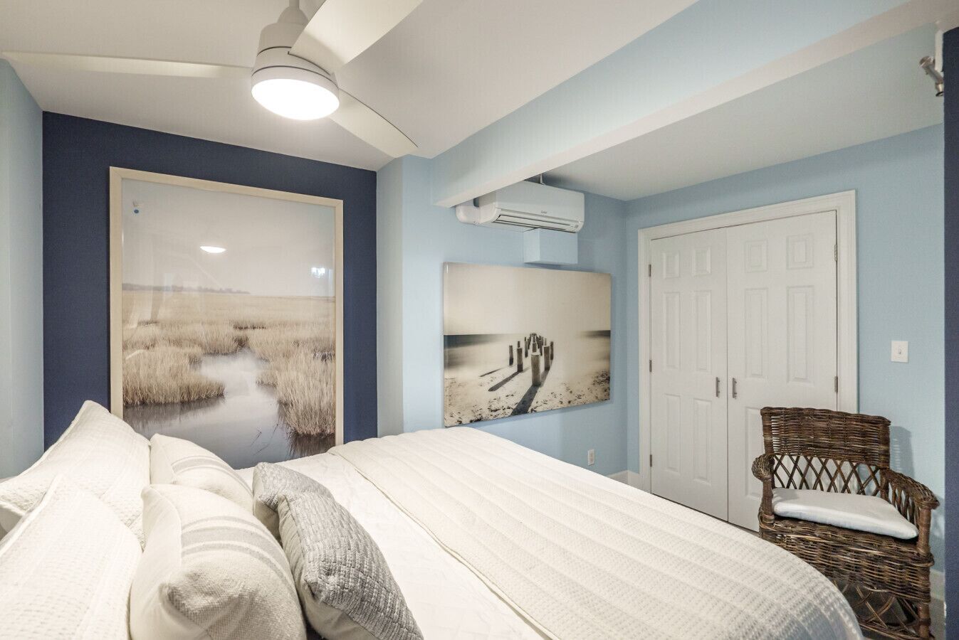 Bureau, fer et planche à repasser, Wi-Fi, literie fournie