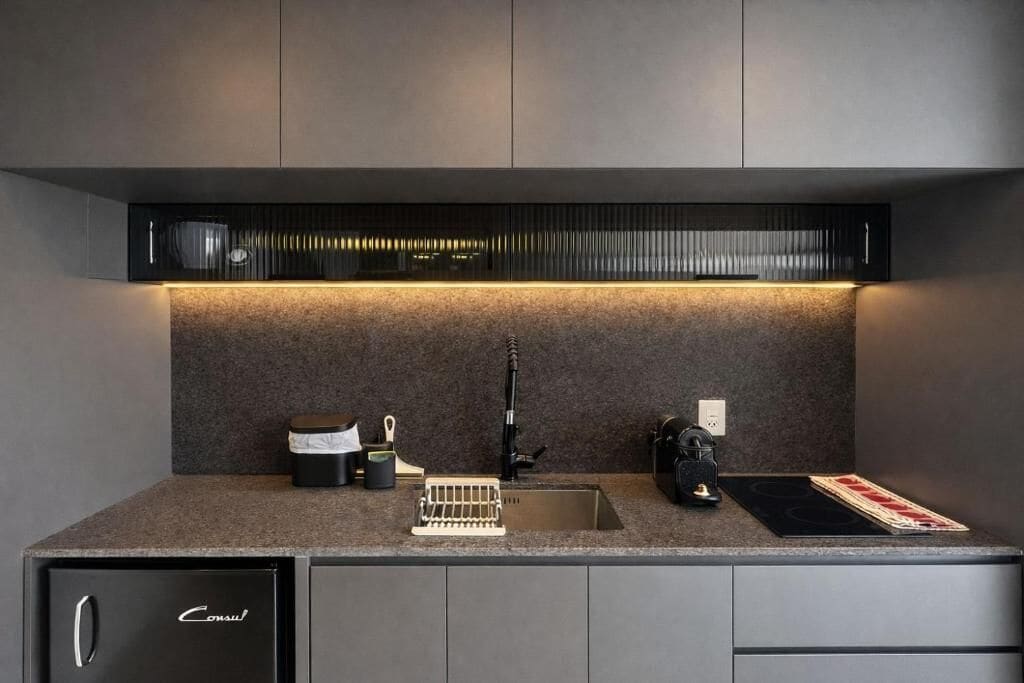 高級開放式客房, 城市景觀 | 私人廚房