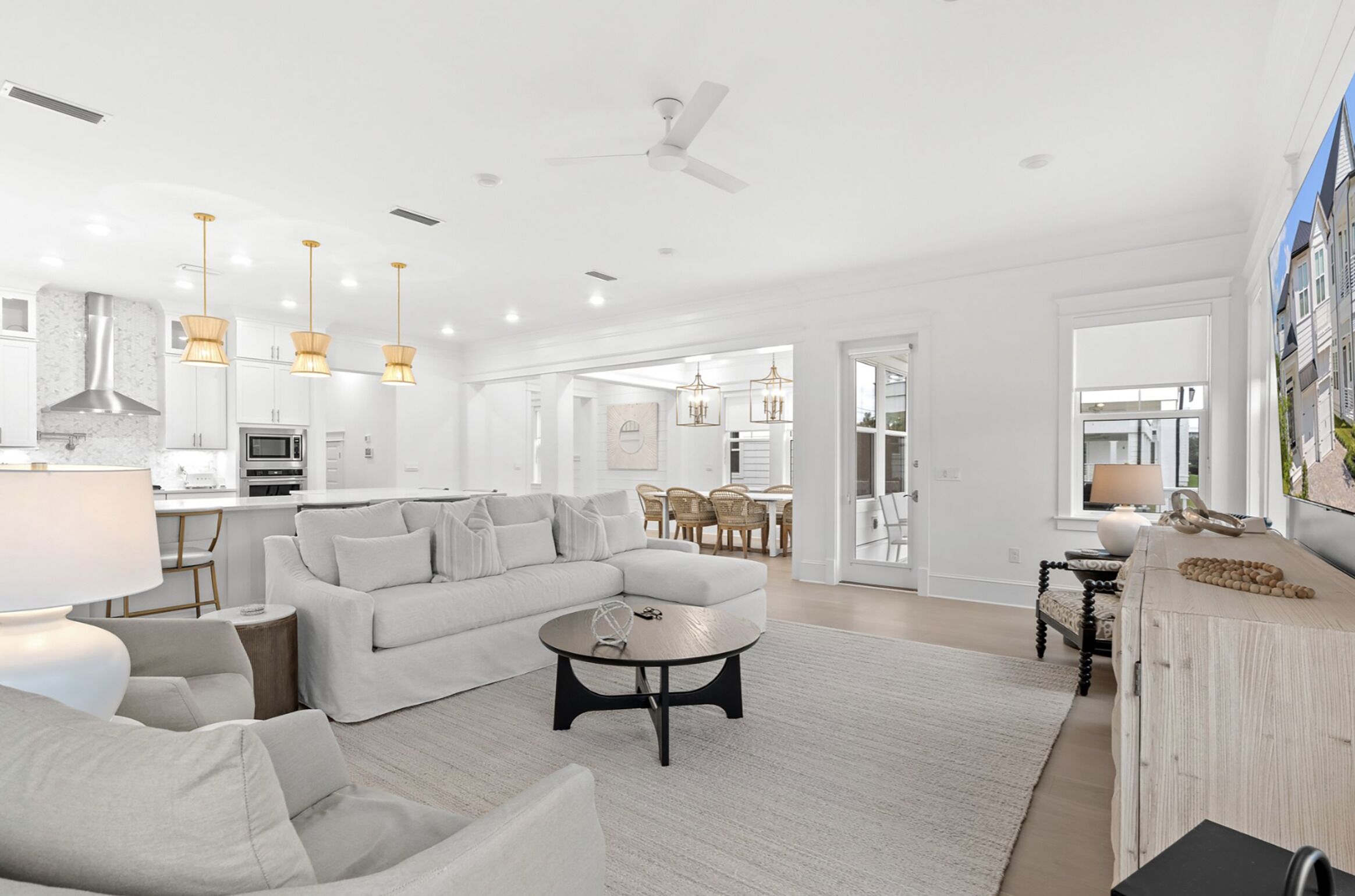 Casa, varias camas (Peyton's Place) | Área de sala de estar