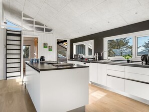 Fridge, microwave, dishwasher, cookware/dishes/utensils - "Månviva" - 250m from the sea by Interhome (Løkken)