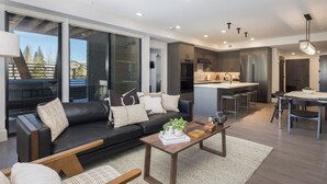 Living area - 214 - NEW BUILD - Downtown Frisco - Private Hot Tub w/Mountain View! (Frisco)