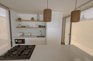 Private kitchen - Punta Cantera Suites de Mar (Mar del Plata)