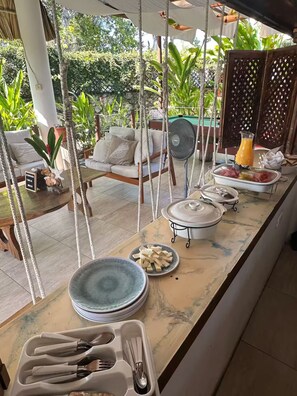 Outdoor dining - Alojamiento entero: residencia en Monterrico, Guatemala (Santa Rosa)
