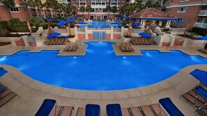 Pool - 2-bedroom ocean front resort in wonderful Myrtle Beach with fully equipt kitchen (Myrtle Beach)