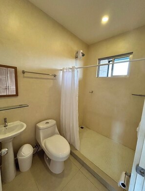 Toallas, jabón, papel de baño 