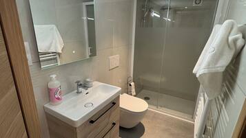 Towels, soap, toilet paper