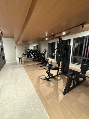 Fitness facility - Studio apartment in the business center of São Paulo. Near Paulista Avenue and Faria Lima Avenue. (São Paulo)