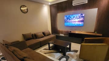 Loft Deluxe, 1 llit de matrimoni, vistes a la ciutat | Sala d'estar