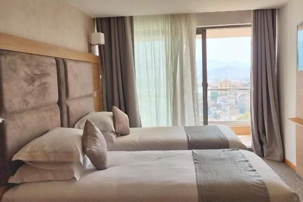 双床房, 阳台, 海景