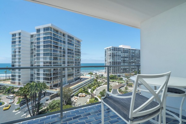 ocean views from balcony