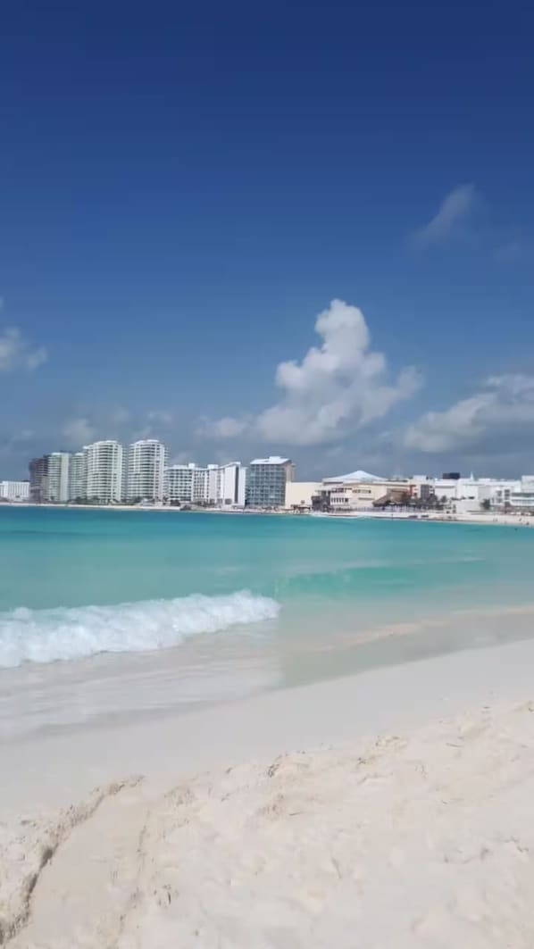 Sun-loungers, beach towels