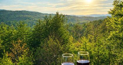 Secluded Mountain View Cabin Close to Whitewater Rafting