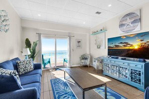 Condo, Multiple Beds (Sans Souci unit 207) | Living area - Sans Souci Unit 207 (Pensacola Beach)