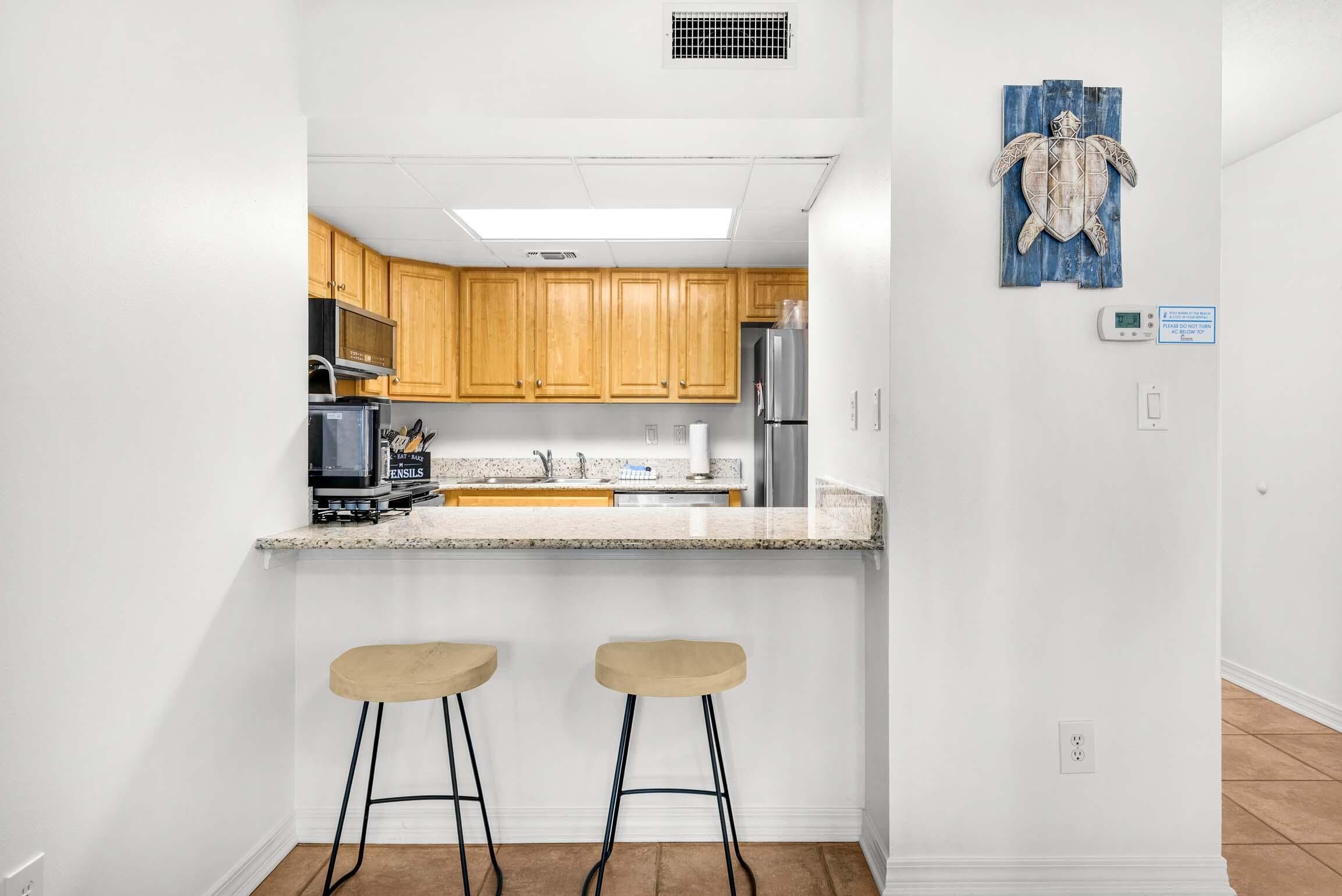 Appartamento, 1 letto king con divano letto (Sand Dollar E-101) | Cucina privata