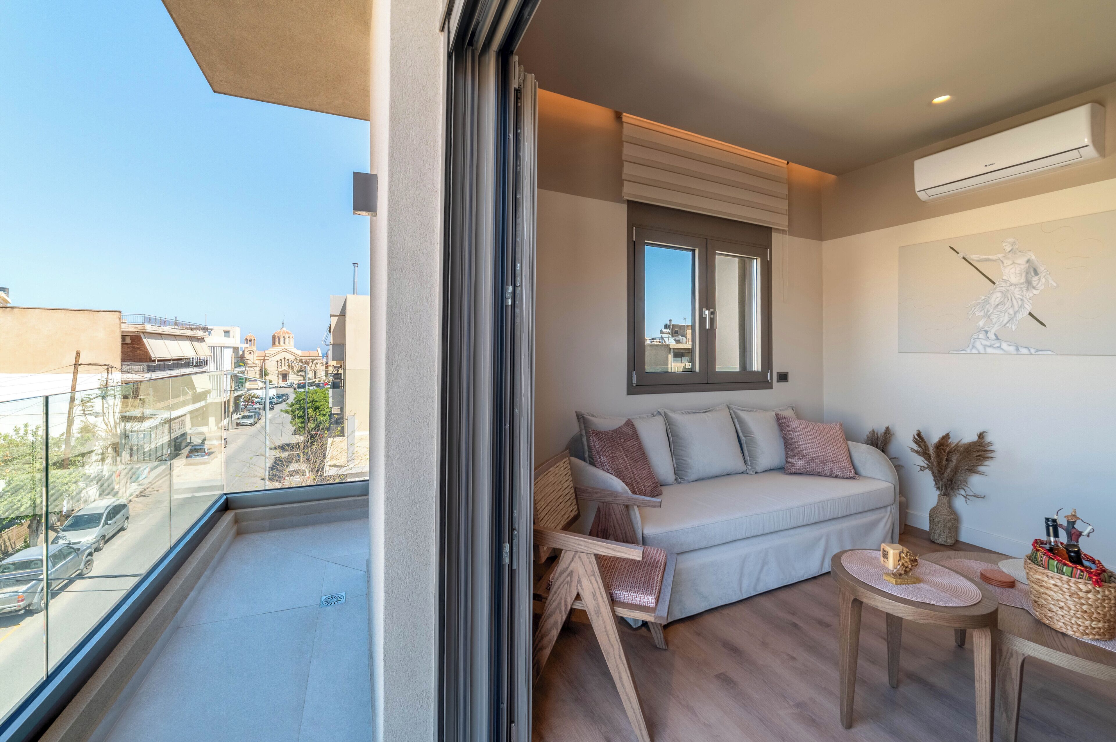 Suíte júnior, 1 cama King e sofá-cama, sacada | Fachada