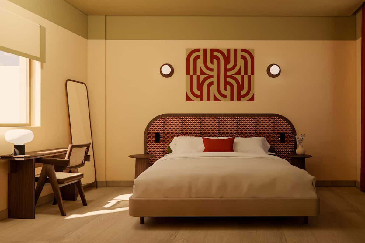 Deluxe dubbelrum - uteplats | Skrivbord, arbetsyta för laptop, ljudisolering och strykjärn/strykbräda