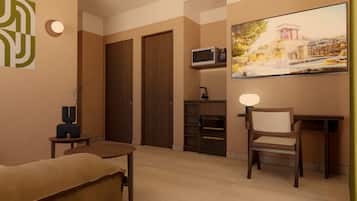 Junior suite, balkon, uitzicht op stad | Interieur