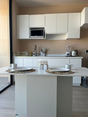 Private kitchen - "Modern Loft in Cabos(CSL)+Alberca+13 min to the Beach and Marina (Cabo San Lucas)