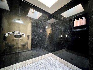 Dusche, Whirlpool, Haartrockner, Handtücher