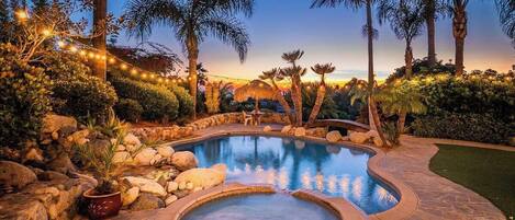 Außenpool, beheizter Pool