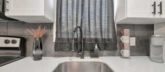 Walk to Stadium, 2 Parking spots, Dog Park, BBQ