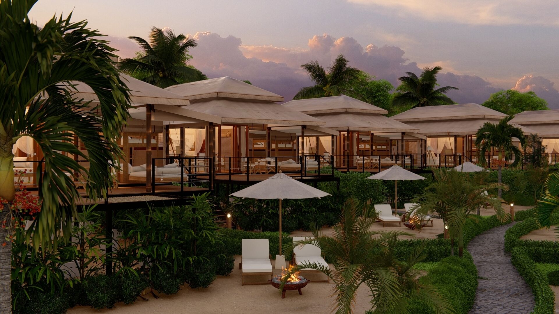 Deluxe Tented Villa | In-room safe, desk, blackout drapes, iron/ironing board