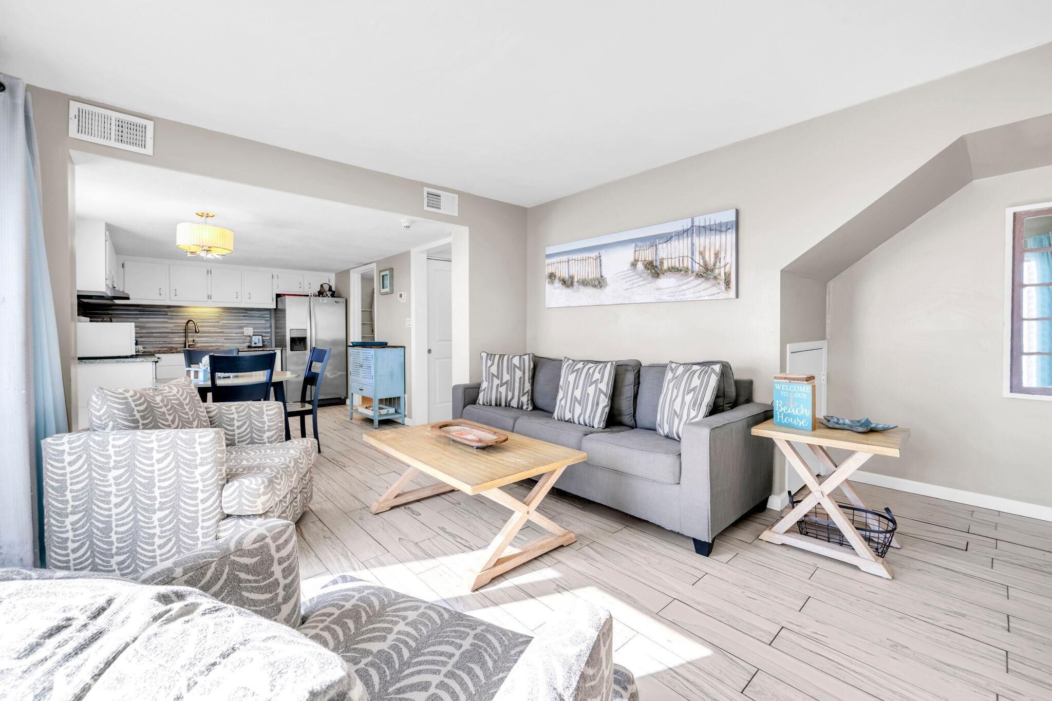 Condo, Multiple Beds (Pinnacle Port A-121- Shore Beats Work) | Living area