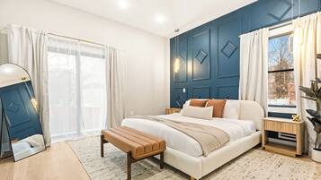 5 bedrooms, iron/ironing board, travel crib, free WiFi