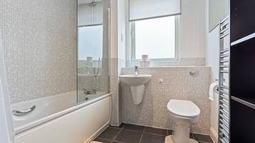 Towels, soap, toilet paper