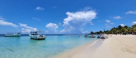 Sun loungers, beach towels