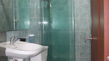 Towels, soap, toilet paper