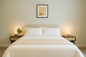 3 habitaciones, tabla de planchar con plancha, wifi y ropa de cama 