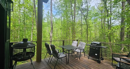 Tiny home in the trees