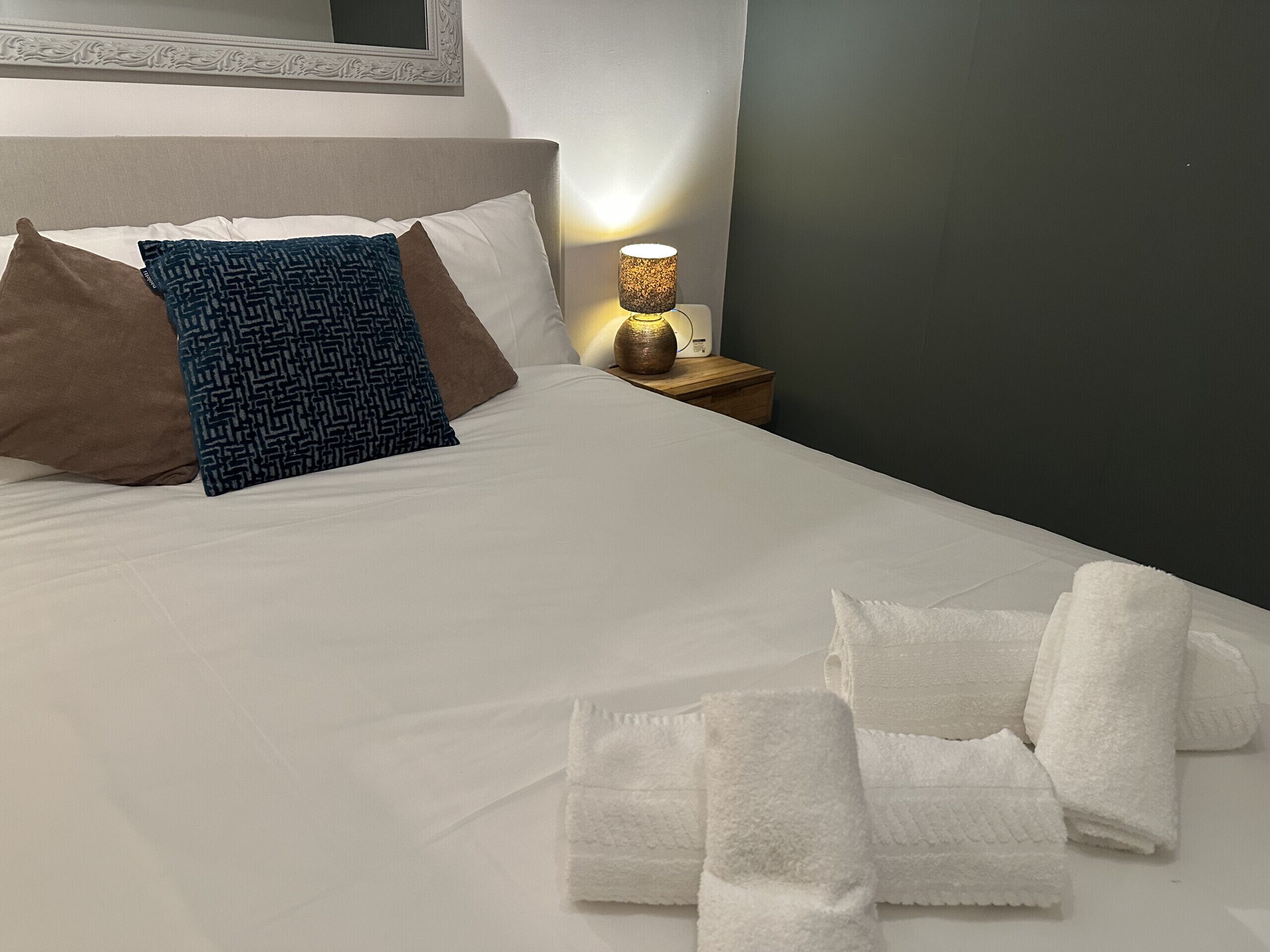 Wi-fi (inkludert) og sengetøy