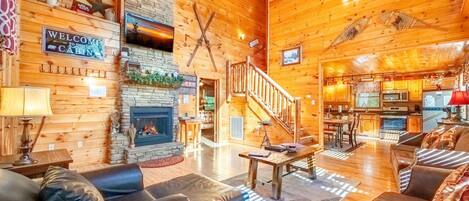 TV, peis, videospill og DVD-spiller