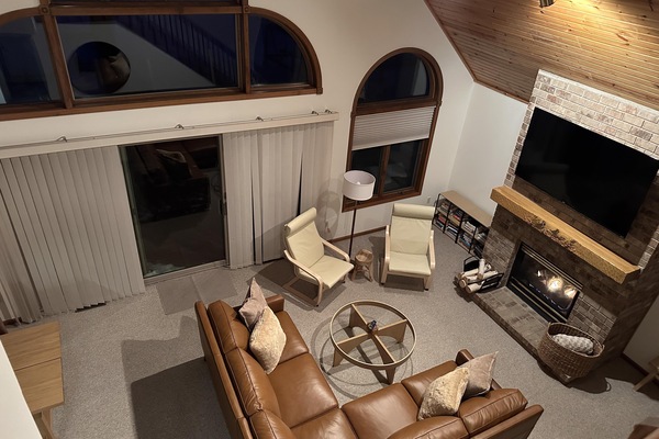 Great room with amazing views of lake