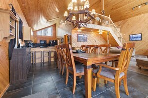 Dining - Lakefront Cabin Near Snowmobile & ATV Trails, Firepit, Pet-Friendly (Outing)