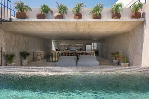 Outdoor dining - Rooftop & Alberca en Playa de Carmen (Playa del Carmen)